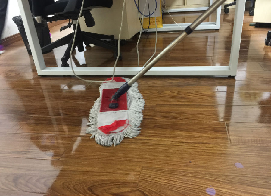 赣州木地板保洁案例